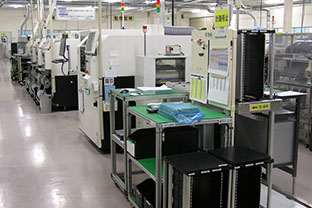 チップマウンター3号ライン(モジュラータイプ)